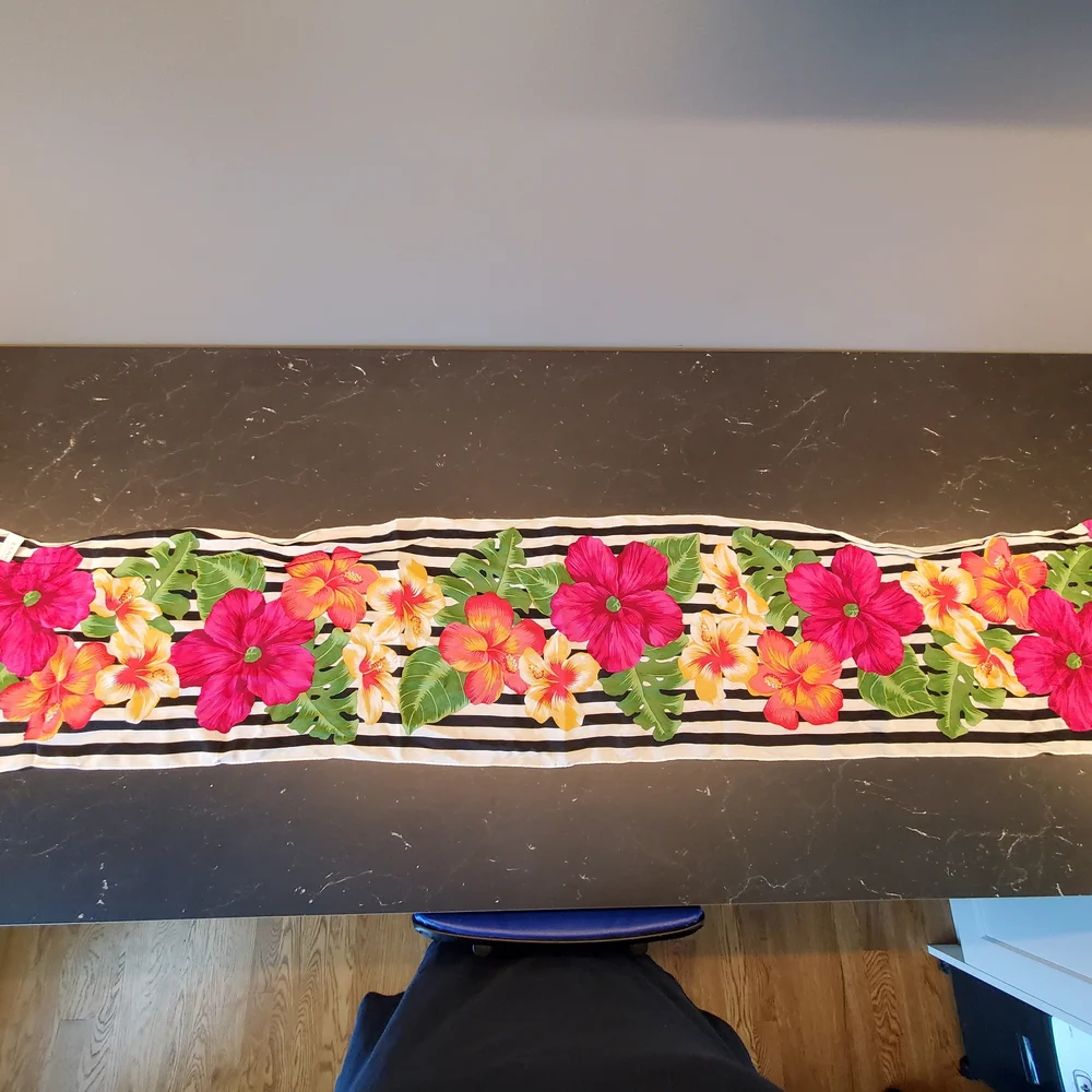 Vintage Echo Floral Silk Scarf. - Picture 2 of 7